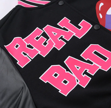 Load image into Gallery viewer, Fashion Patchwork Letter Print Short Jackets
