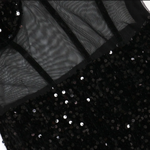 Load image into Gallery viewer, Sexy Sequin Nightclub Party Mini Dress
