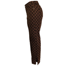 Load image into Gallery viewer, Plus Size Plaid Print Casual Split Pants
