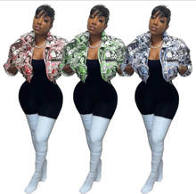 Load image into Gallery viewer, Plus Size Cartoon Print Winter Warm Down Jacket
