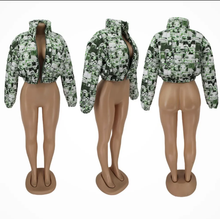 Load image into Gallery viewer, Plus Size Cartoon Print Winter Warm Down Jacket
