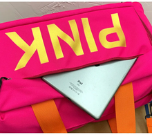 Load image into Gallery viewer, PINK Letter Travel Sports Portable Shoulder Storage Bag
