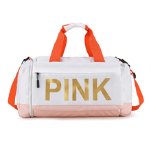 Load image into Gallery viewer, PINK Letter Travel Sports Portable Shoulder Storage Bag

