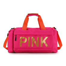 Load image into Gallery viewer, PINK Letter Travel Sports Portable Shoulder Storage Bag
