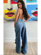 Load image into Gallery viewer, Hollow Out Loose Straight Jeans
