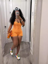 Load image into Gallery viewer, Sexy Rib Camisole Romper
