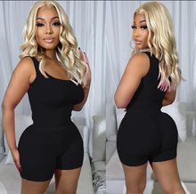 Load image into Gallery viewer, Solid Color Sling Tank Tops Two Piece Shorts Set

