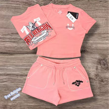 Load image into Gallery viewer, VIP1 Print Short Sleeve Tops Shorts 2 Piece Set
