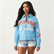 Load image into Gallery viewer, Leather Letter Printed Jackets
