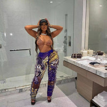 Load image into Gallery viewer, Cartoon Print Tassel Casual Pants
