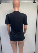 Load image into Gallery viewer, Letter Print O Neck Loose T Shirt
