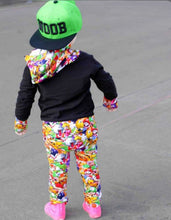 Load image into Gallery viewer, Kids Cartoon Long Sleeve Hooded Two Piece Pants Set
