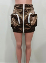 Load image into Gallery viewer, Solid Color Zipper Short Skirt
