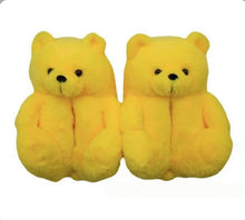 Load image into Gallery viewer, Teddy Bear Home Cute Plush Warm Slippers
