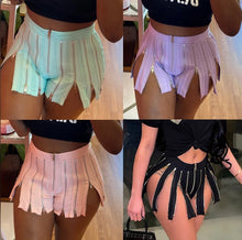 Load image into Gallery viewer, Fashion Sexy Nightclub Zip Shorts
