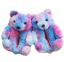 Load image into Gallery viewer, Teddy Bear Home Cute Plush Warm Slippers
