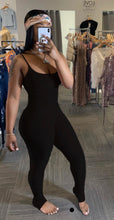 Load image into Gallery viewer, Copy Solid Ruched Spaghetti Strap Bodycon Jumpsuits
