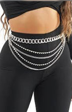 Load image into Gallery viewer, Personality Multi-layer Metal Waist Chain
