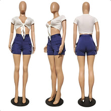 Load image into Gallery viewer, Solid Pockets Casual Shorts
