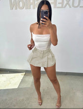 Load image into Gallery viewer, Sexy Pleated Denim Mini Culottes
