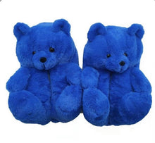 Load image into Gallery viewer, Teddy Bear Home Cute Plush Warm Slippers
