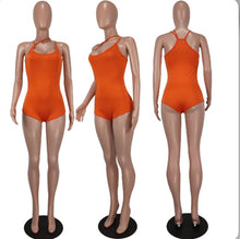 Load image into Gallery viewer, Sexy Sling Bodysuits Mesh Print Pants Two Piece Set
