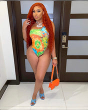 Load image into Gallery viewer, Sexy Printed Halter One-Piece Swimsuit
