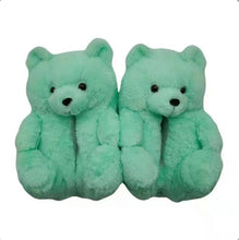 Load image into Gallery viewer, Teddy Bear Home Cute Plush Warm Slippers
