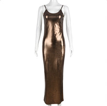 Load image into Gallery viewer, Sexy Sling Backless Maxi Dress
