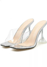 Load image into Gallery viewer, Summer See Through Fish Mouth Sandals
