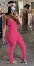 Load image into Gallery viewer, Copy Solid Ruched Spaghetti Strap Bodycon Jumpsuits
