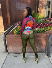 Load image into Gallery viewer, Fashion Print Long Sleeve Shirt Two Piece Pants Set
