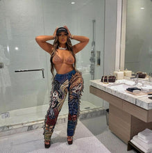 Load image into Gallery viewer, Cartoon Print Tassel Casual Pants
