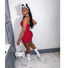 Load image into Gallery viewer, Sexy Tube Tops Print Mini Dress
