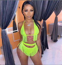Load image into Gallery viewer, Sexy Tassel Bikinis Two Piece Sets

