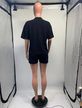 Load image into Gallery viewer, Printed Short Sleeve Shorts Two Piece Set
