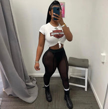 Load image into Gallery viewer, Plus Size Mesh See Through Night Club Pants  Www.dreamempirellc.com
