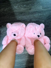 Load image into Gallery viewer, Teddy Bear Home Cute Plush Warm Slippers
