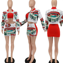 Load image into Gallery viewer, Fashion Printed Three Piece Set
