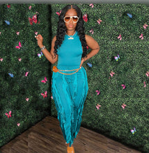 Load image into Gallery viewer, Tank Top Tassel Pants Two Piece Set
