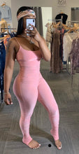 Load image into Gallery viewer, Copy Solid Ruched Spaghetti Strap Bodycon Jumpsuits
