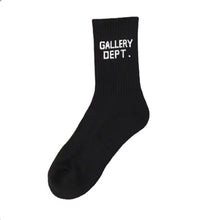 Load image into Gallery viewer, Fashion Women And Men Letters Print Solid Color Socks
