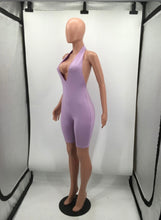 Load image into Gallery viewer, Sexy Deep V Neck Backless Romper
