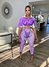 Load image into Gallery viewer, Sexy Printed Short Sleeve 2 Piece Pants Sets
