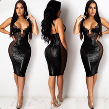Load image into Gallery viewer, Sexy Sequins Spagheti Strap Night Club Dress
