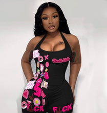 Load image into Gallery viewer, Sexy Print Halter Romper
