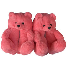 Load image into Gallery viewer, Teddy Bear Home Cute Plush Warm Slippers
