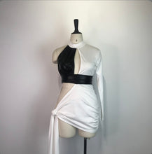 Load image into Gallery viewer, Contrast Color Irregular Fashion Sexy Mini Dress
