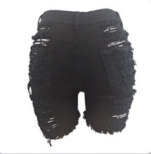 Load image into Gallery viewer, Denim Ripped Hole Jeans Shorts

