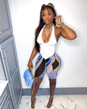 Load image into Gallery viewer, Sexy Halter Backless Two Piece Shorts Set
